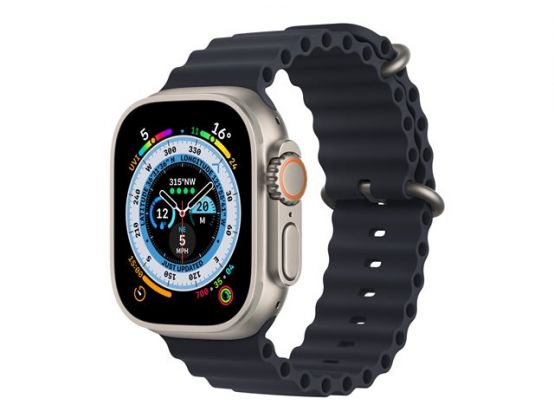 Apple Watch Ultra - 49 mm - titanium - smart watch with Ocean band