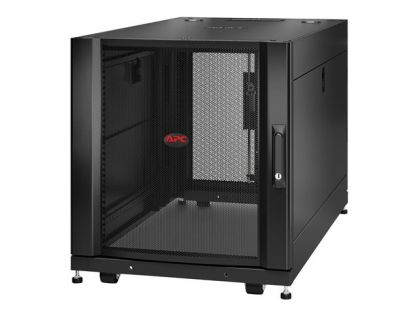 APC NetShelter SX - Rack cabinet - black - 12U - 19" - for P/N: SURT48RMXLBP