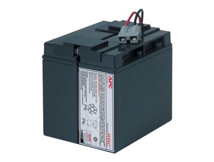 APC Replacement Battery Cartridge #7 - UPS battery - 1 x battery - Lead Acid - black - for P/N: SMT1500C, SMT1500I-AR, SMT1500IC, SMT1500NC, SMT1500TW, SUA1500ICH-45, SUA1500-TW