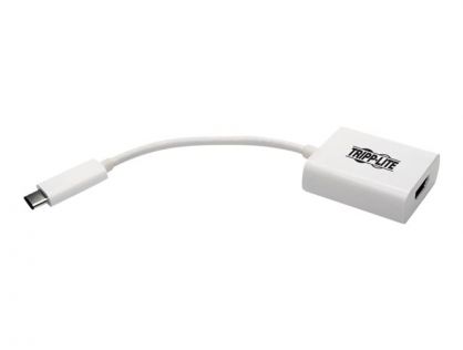 Eaton Tripp Lite Series USB C to HDMI Video Adapter Converter 4Kx2K M/F, USB-C to HDMI, USB Type-C to HDMI, USB Type C to HDMI 6in - external video adapter - white
