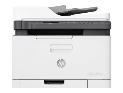 HP Color Laser MFP 179fnw - Multifunction printer - colour - laser - A4 (210 x 297 mm) (original) - A4/Letter (media) - up to 14 ppm (copying) - up to 18 ppm (printing) - 150 sheets - 33.6 Kbps - USB 2.0, LAN, Wi-Fi(n)