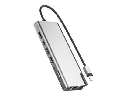 ALOGIC USB-C Ultra Dock PLUS Gen 2 with Power Delivery - docking station - USB-C / Thunderbolt 3 - HDMI, Mini DP - GigE