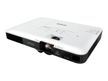 Epson EB-1795F - 3LCD projector - portable - 3200 lumens (white) - 3200 lumens (colour) - Full HD (1920 x 1080) - 16:9 - 1080p - 802.11n wireless / NFC / Miracast - black, white