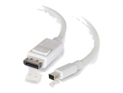 C2G 2m Mini DisplayPort to DisplayPort Adapter Cable 4K UHD - White - DisplayPort cable - Mini DisplayPort (M) to DisplayPort (M) - 2 m - white