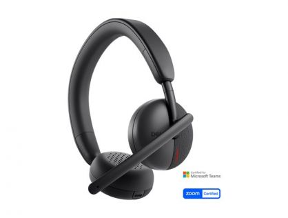 Dell Wireless Headset WL3024 - Headset - on-ear - vertical - Bluetooth - wireless - Zoom Certified, Certified for Microsoft Teams