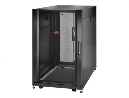 APC NetShelter SX - Rack cabinet - black - 18U - 19" - for P/N: SURT48RMXLBP