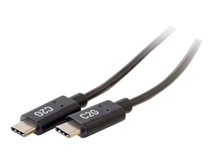 C2G 1.8m (6ft) USB C Cable - USB 2.0 (3A) - M/M USB Type C Cable - Black - USB cable - 24 pin USB-C (M) to 24 pin USB-C (M) - USB 2.0 - 3 A - 1.8 m - black