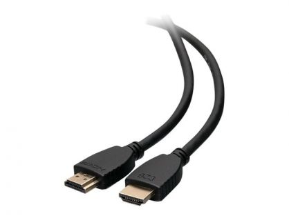 C2G 6ft 4K HDMI Cable with Ethernet - High Speed - UltraHD Cable - M/M - HDMI cable with Ethernet - HDMI male to HDMI male - 1.83 m - shielded - black