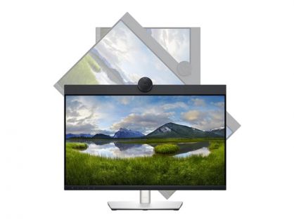Dell 24 Video Conferencing Monitor P2424HEB - LED monitor - 24" (23.8" viewable) - 1920 x 1080 Full HD (1080p) @ 60 Hz - IPS - 250 cd/m² - 1000:1 - 5 ms - HDMI, DisplayPort, USB-C - speakers - BTO - with 3 years Basic Hardware Service with Advanced Exchan
