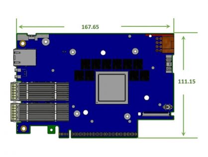 NVIDIA BlueField-3 P-Series B3240 - network adapter - PCIe 5.0 x16 - 400 Gigabit QSFP112 x 2