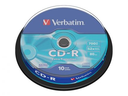 Verbatim - CD-R x 10 - 700 MB - storage media