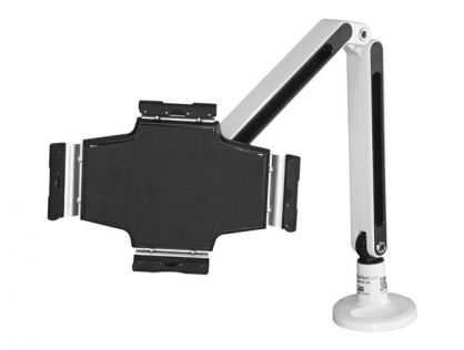 StarTech.com Desk-Mount Tablet Arm - Articulating Tablet Mount - For 9" to 11" Tablets - iPad or Android Tablet Holder - Lockable - Steel mounting kit - adjustable arm - for tablet - white - TAA Compliant