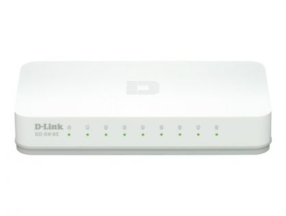 dlinkgo 8-Port Fast Ethernet Easy Desktop Switch GO-SW-8E - switch - 8 ports