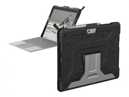 Metropolis Black - back cover for tablet - rugged - aluminium - black - for Microsoft Surface Go, Go 2, Go 3, Go 4