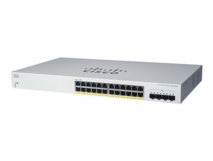 Cisco Business 220 Series CBS220-24P-4G - switch - 28 ports - smart - rack-mountable