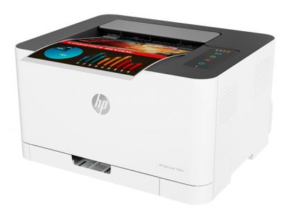 HP Color Laser 150nw - Printer - colour - laser - A4/Legal - 600 x 600 dpi 4 ppm (colour) - up to 18 ppm - capacity: 150 sheets - USB 2.0, LAN, Wi-Fi(n)