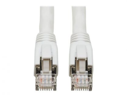 Eaton Tripp Lite Series Cat8 25G/40G Certified Snagless Shielded S/FTP Ethernet Cable (RJ45 M/M), PoE, White, 6 ft. (1.83 m) - patch cable - 1.829 m - white