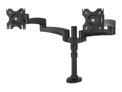 B-TECH BT7374 mounting kit - for 2 LCD displays - black