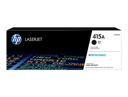 HP 415A - Black - original - LaserJet - toner cartridge (W2030A) - for Color LaserJet Enterprise MFP M480, Color LaserJet Managed E45028, LaserJet Managed E45028