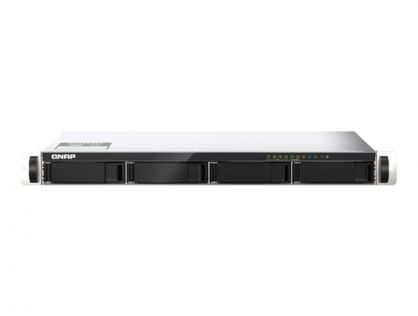 QNAP TS-435XeU - NAS server - 4 bays - rack-mountable - SATA 6Gb/s - RAID RAID 0, 1, 5, 6, 10, JBOD - RAM 4 GB - 2.5 Gigabit Ethernet / 10 Gigabit Ethernet - iSCSI support - 1U