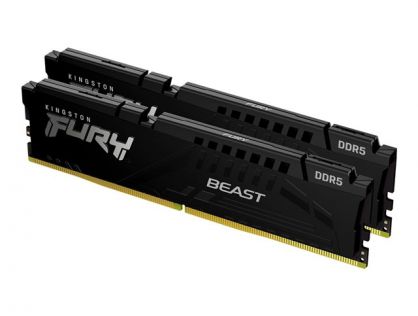 Kingston FURY Beast - DDR5 - kit - 64 GB: 2 x 32 GB - DIMM 288-pin - 6000 MHz / PC5-48000 - unbuffered