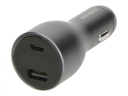 2-Power car power adapter - USB, 24 pin USB-C - 118 Watt
