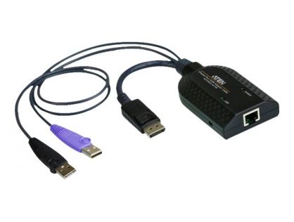 ATEN KA7169 DisplayPort USB Virtual Media KVM Adapter Cable with Smart Card Reader (CPU Module) - KVM / audio extender