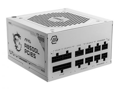 MSI MAG A850GL PCIE5 WHITE - power supply - 850 Watt