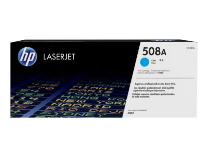 HP 508A - CF361A - 1 x Cyan - Toner cartridge - For Color LaserJet Enterprise M552dn, M553dn, M553n, M553x