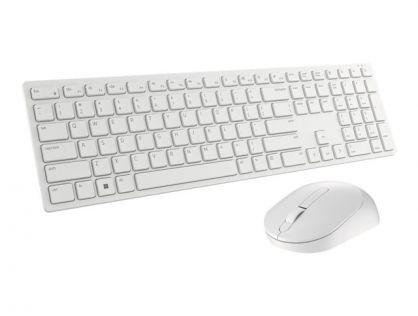 Dell Pro KM5221W - keyboard and mouse set - QWERTY - US International - white Input Device