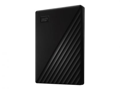 WD My Passport WDBYVG0010BBK - Hard drive - encrypted - 1 TB - external (portable) - USB 3.2 Gen 1 - 256-bit AES - black