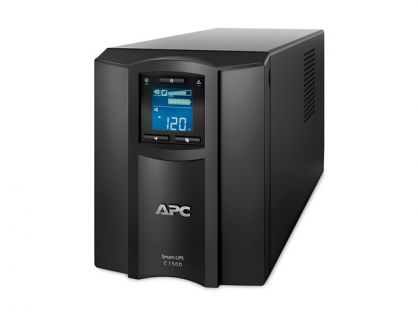 APC Smart-UPS C 1500VA LCD - UPS - AC 230 V - 900 Watt - 1500 VA - USB - output connectors: 8 - black - with APC SmartConnect