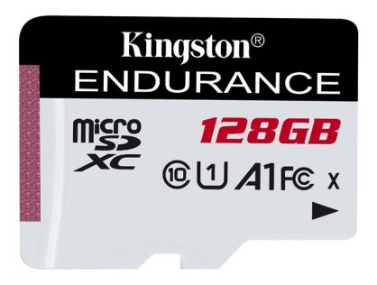 Kingston High Endurance - flash memory card - 128 GB - microSDXC UHS-I