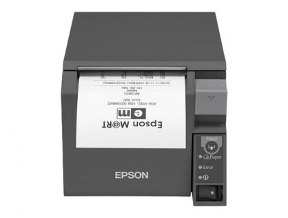 EPSON TM-T70II (025A1): SERI + BUILT-IN USB PS BLACK UK