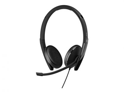 EPOS I SENNHEISER ADAPT 165 USB II - Headset - on-ear - wired - USB, 3.5 mm jack - black - Optimised for UC