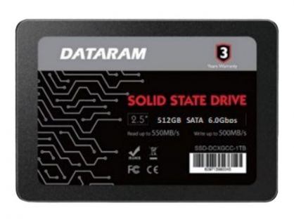 Dataram SSD-DCXGCC - SSD - 256 GB - internal - 2.5" - SATA 6Gb/s