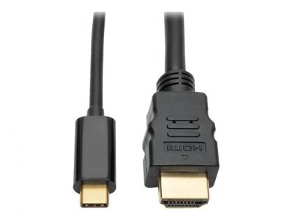 Tripp Lite USB C to HDMI Adapter Cable Converter UHD Ultra High Definition 4K x 2K @ 30Hz M/M USB Type C, USB-C, USB Type-C 3ft 3' - external video adapter - black