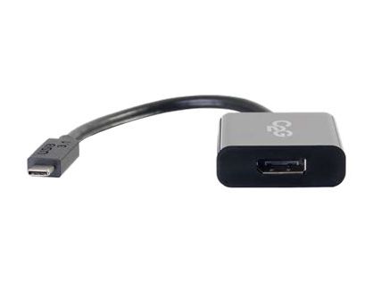 C2G USB C to DisplayPort Adapter Converter - USB Type C to DisplayPort Black - external video adapter - black