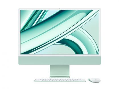 Allinone 24inch iMac with Retina 4.5K display  M3 chip with 8core CPU and 10core GPU  8GB RAM  512GB SSD  Green  Z19J