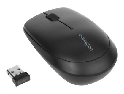 Kensington Pro Fit Mobile - Mouse - right and left-handed - laser - 2 buttons - wireless - 2.4 GHz - USB wireless receiver - black