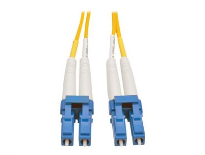 Eaton Tripp Lite Series Duplex Singlemode 9/125 Fiber Patch Cable (LC/LC), 3M (10 ft.) - Patch cable - LC single-mode (M) to LC single-mode (M) - 3 m - fibre optic - duplex - 9 / 125 micron - yellow