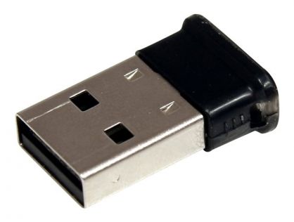 StarTech.com Bluetooth Adapter - Mini USB Adapter - Bluetooth 2.1 - Class 1 EDR - Bluetooth Receiver (USBBT1EDR2) - network adapter - USB