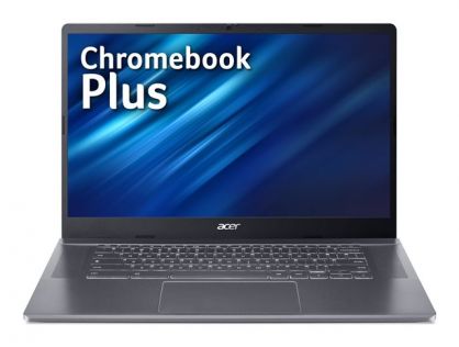 Acer Chromebook Plus 515 CBE595-1 - Intel Core i5 - 1235U / up to 4.4 GHz - Chrome OS - Intel Iris Xe Graphics - 8 GB RAM - 256 GB SSD - 15.6" IPS 1920 x 1080 (Full HD) - Wi-Fi 6E - steel grey - kbd: UK