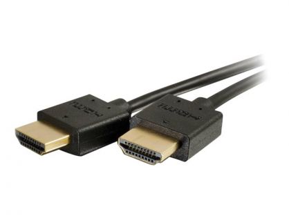 C2G 3ft 4K HDMI Cable - Ultra Flexible Cable with Low Profile Connectors - HDMI cable - HDMI male to HDMI male - 91.4 cm - double shielded - black