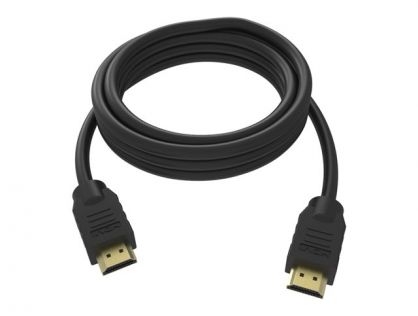 VISION Professional installation-grade HDMI cable - LIFETIME WARRANTY - 4K - HDMI version 2.0 - gold plated connectors - ethernet - HDMI (M) to HDMI (M) - outer diameter 8.0 mm - 26 AWG - 10 m - black