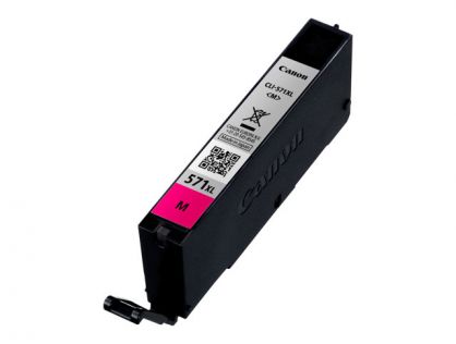 Canon CLI-571M XL - 11 ml - High Yield - magenta - original - ink tank - for PIXMA TS5051, TS5053, TS5055, TS6050, TS6051, TS6052, TS8051, TS8052, TS9050, TS9055