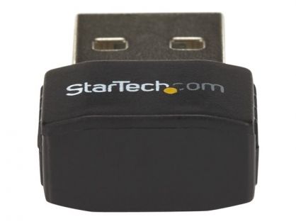 StarTech.com Wireless USB WiFi Adapter - Dual Band AC600 Wireless Dongle - 2.4GHz / 5GHz - 802.11ac Wi-Fi Laptop Adapter (USB433ACD1X1) - Network adapter - USB 2.0 - Wi-Fi 5 - black
