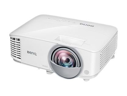 BenQ MW809STH - DLP projector - portable - 3D - 3600 ANSI lumens - WXGA (1280 x 800) - 16:10 - 720p - short-throw fixed lens