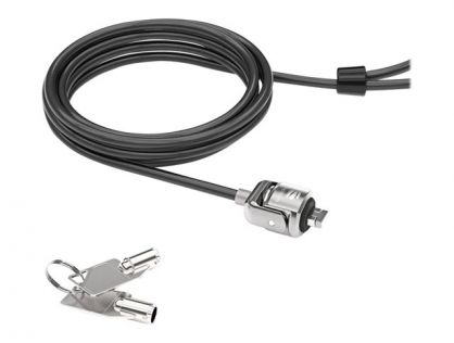 Compulocks 24 Unit Keyed Cable Laptop Lock Value Pack - Security cable lock - black - 1.83 m