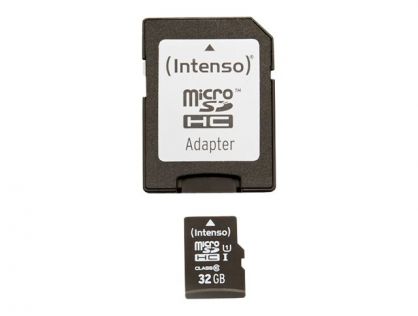 Intenso Premium - flash memory card - 32 GB - microSDHC UHS-I